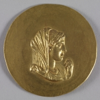 Roman_-_Medallion_with_Olympias_-_Walters_592_-_Obverse